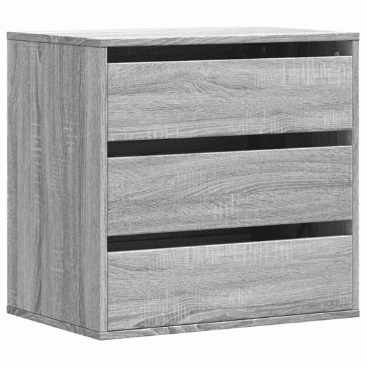 Cassettiera Angolare Grigio Sonoma 60x41x58cm Legno Multistrato 852848