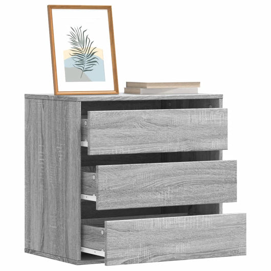 Cassettiera Angolare Grigio Sonoma 60x41x58cm Legno Multistrato 852848