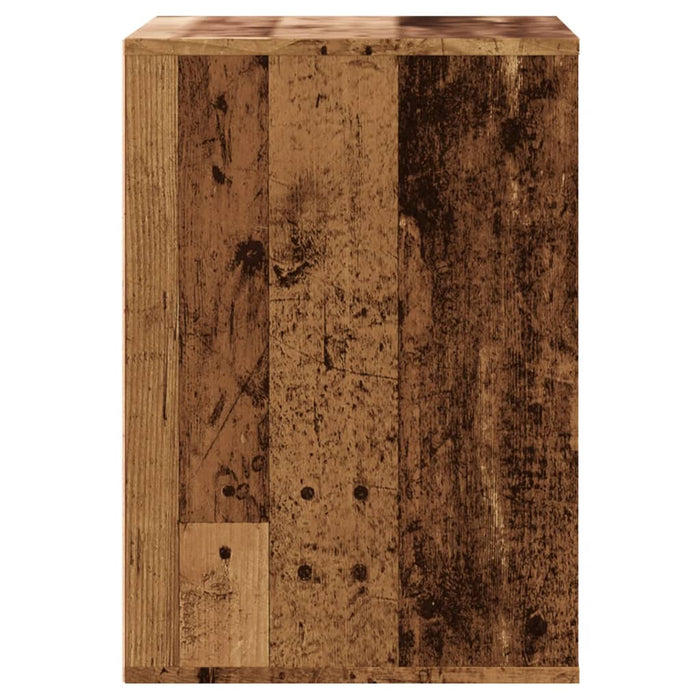 vidaXL Cassettiera Angolare Legno Antico 60x41x58 cm Legno Multistrato