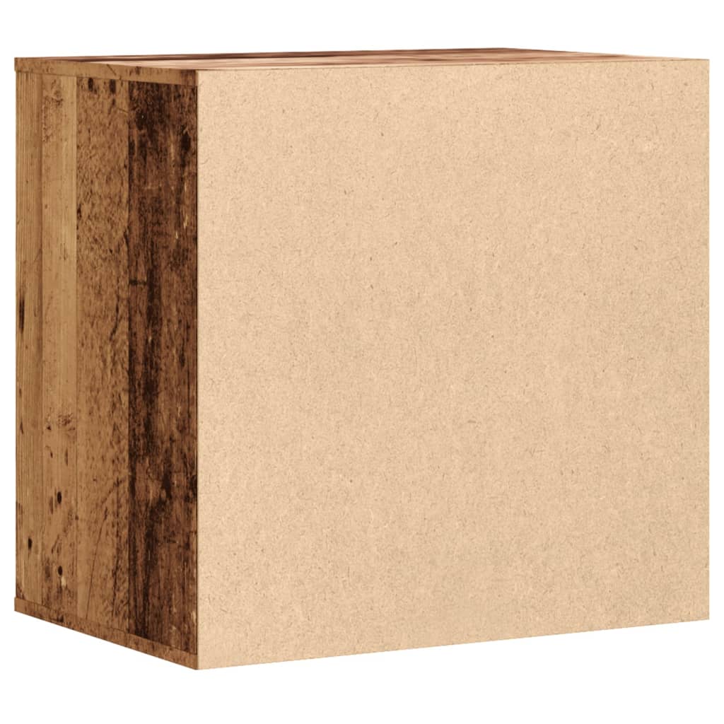 vidaXL Cassettiera Angolare Legno Antico 60x41x58 cm Legno Multistrato