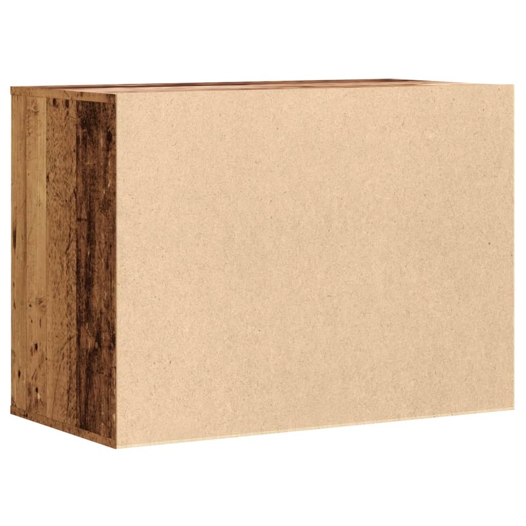 Cassettiera Angolare Legno Antico 80x41x58 cm Legno Multistrato 852859