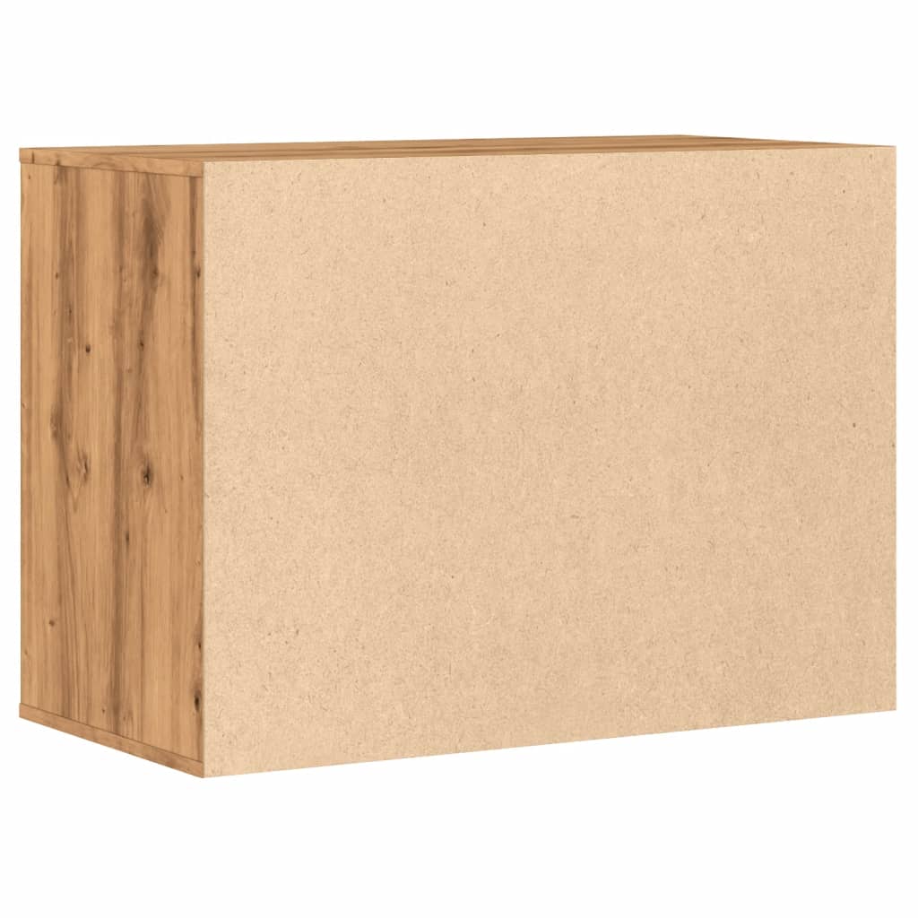 Cassettiera Angolare Rovere Artigianale 80x41x58cm Multistrato