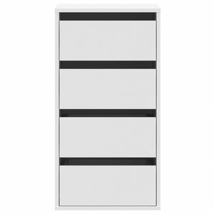 Cassettiera Bianca 40x41x76 cm in Legno Multistrato 852861