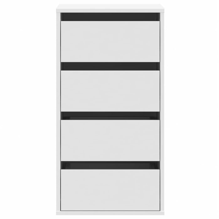 Cassettiera Bianca 40x41x76 cm in Legno Multistrato 852861