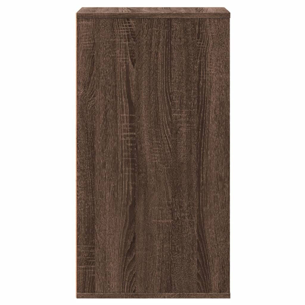 Cassettiera Angolo Rovere Marrone 40x41x76cm Legno Multistrato 852867