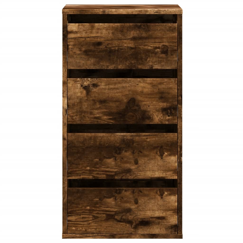 Cassettiera Angolare Legno Antico 40x41x76 cm Legno Multistrato