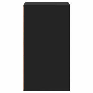 vidaXL Cassettiera Angolare Nera 60x41x76 cm in Legno Multistrato