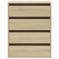 Cassettiera Angolare Rovere Sonoma 60x41x76cm Legno Multistrato 852872