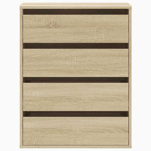 Cassettiera Angolare Rovere Sonoma 60x41x76cm Legno Multistrato 852872