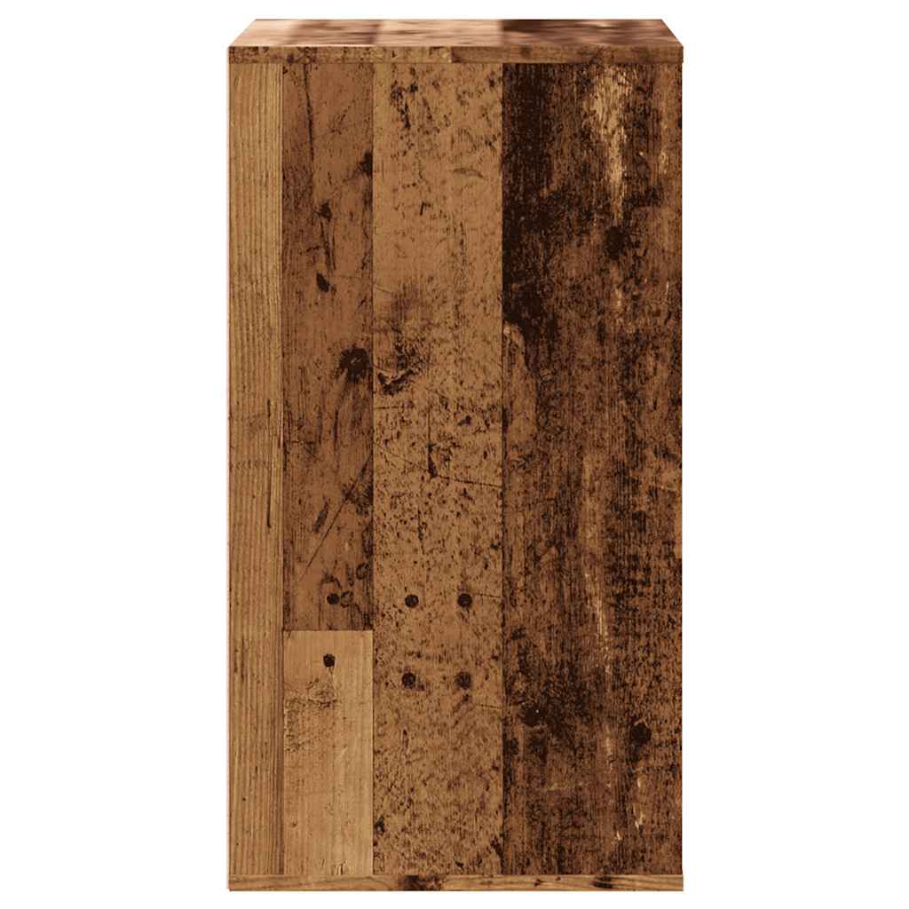 Cassettiera Angolare Legno Antico 60x41x76 cm Legno Multistrato
