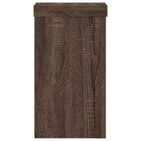 Supporti per Piante 2 pz Marrone 10x10x18 cm Legno Multistrato 852885
