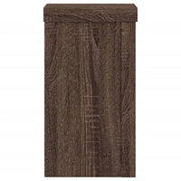 vidaXL Supporti per Piante 2 pz Marrone 10x10x18 cm Legno Multistrato
