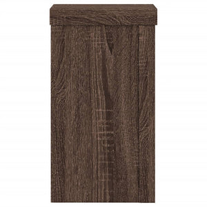 vidaXL Supporti per Piante 2 pz Marrone 10x10x18 cm Legno Multistrato