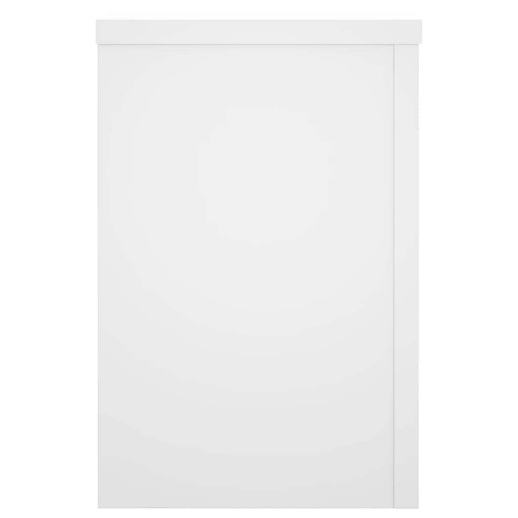 Supporti per Piante 2 pz Bianchi 25x25x35 cm Legno Multistrato