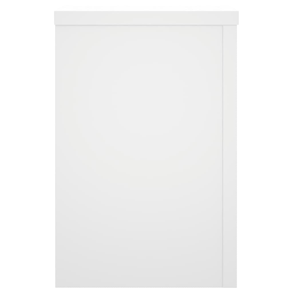 Supporti per Piante 2 pz Bianchi 25x25x35 cm Legno Multistrato