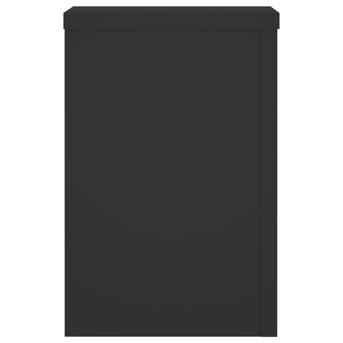 Supporti per Piante 2 pz Neri 25x25x35 cm Legno Multistrato