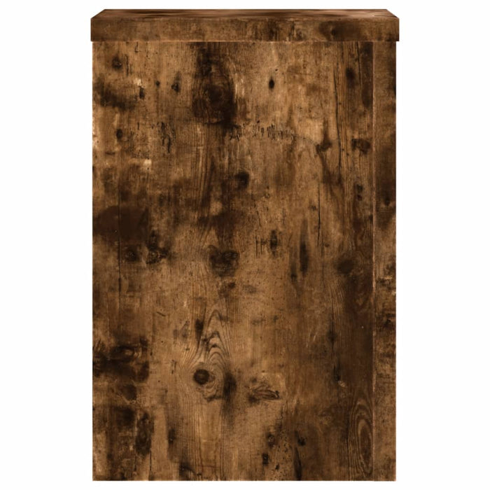 Supporti per Piante 2 pz Rovere 25x25x35 cm Legno Multistrato 852910