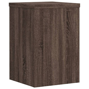 Supporti per Piante 2 pz Marrone 25x25x35 cm Legno Multistrato