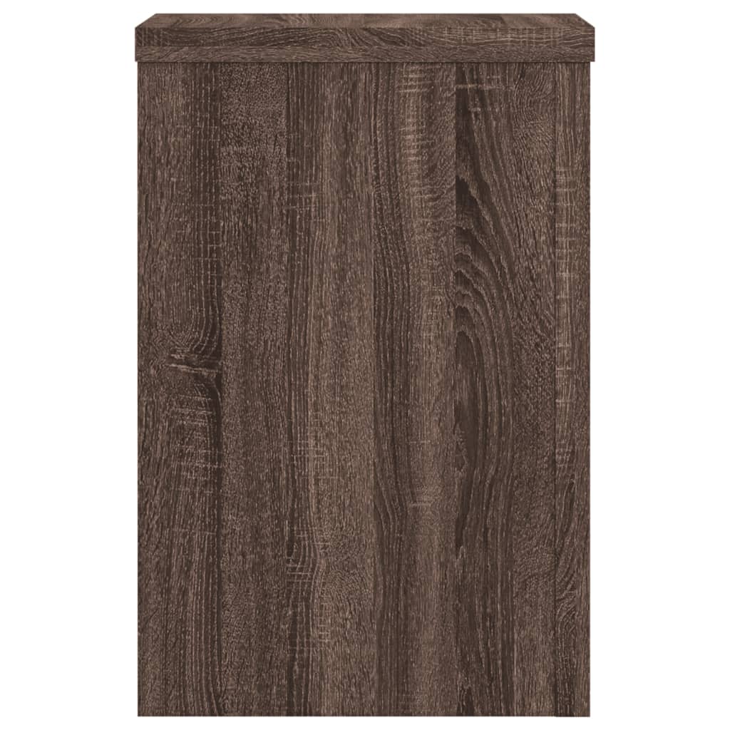 Supporti per Piante 2 pz Marrone 25x25x35 cm Legno Multistrato