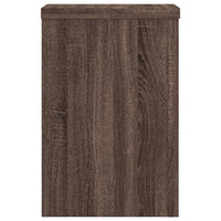 Supporti per Piante 2 pz Marrone 25x25x35 cm Legno Multistrato