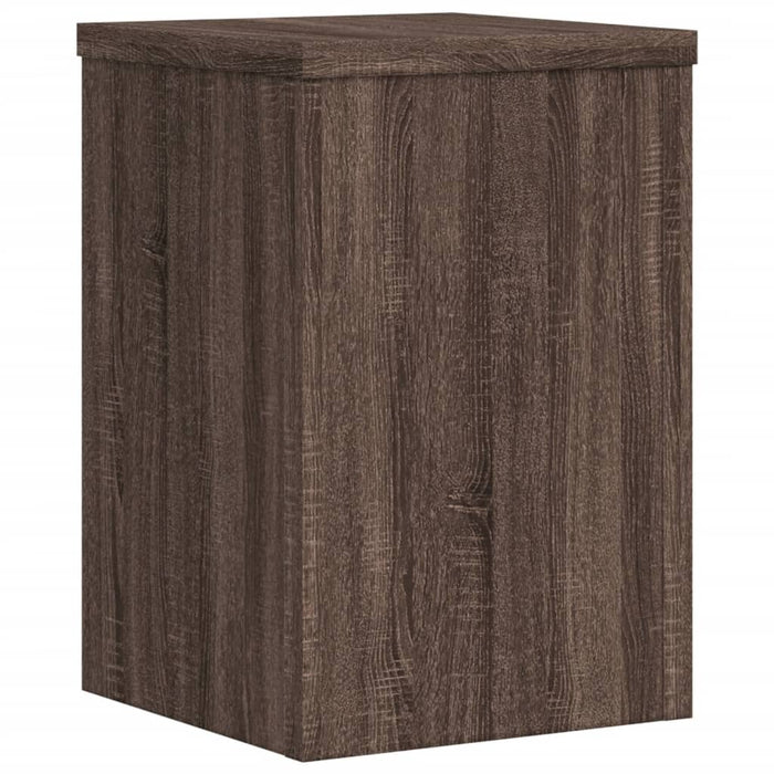 Supporti per Piante 2 pz Marrone 25x25x35 cm Legno Multistrato