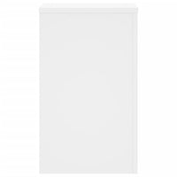 Supporti per Piante 2 pz Bianchi 30x30x50cm Legno Multistrato 852915