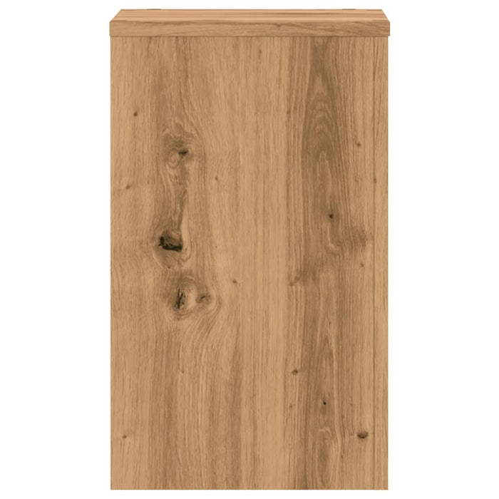 Portavasi per fiori set di 2 pezzi realizzati a mano in legno ingegnerizzato marrone 02_0045299