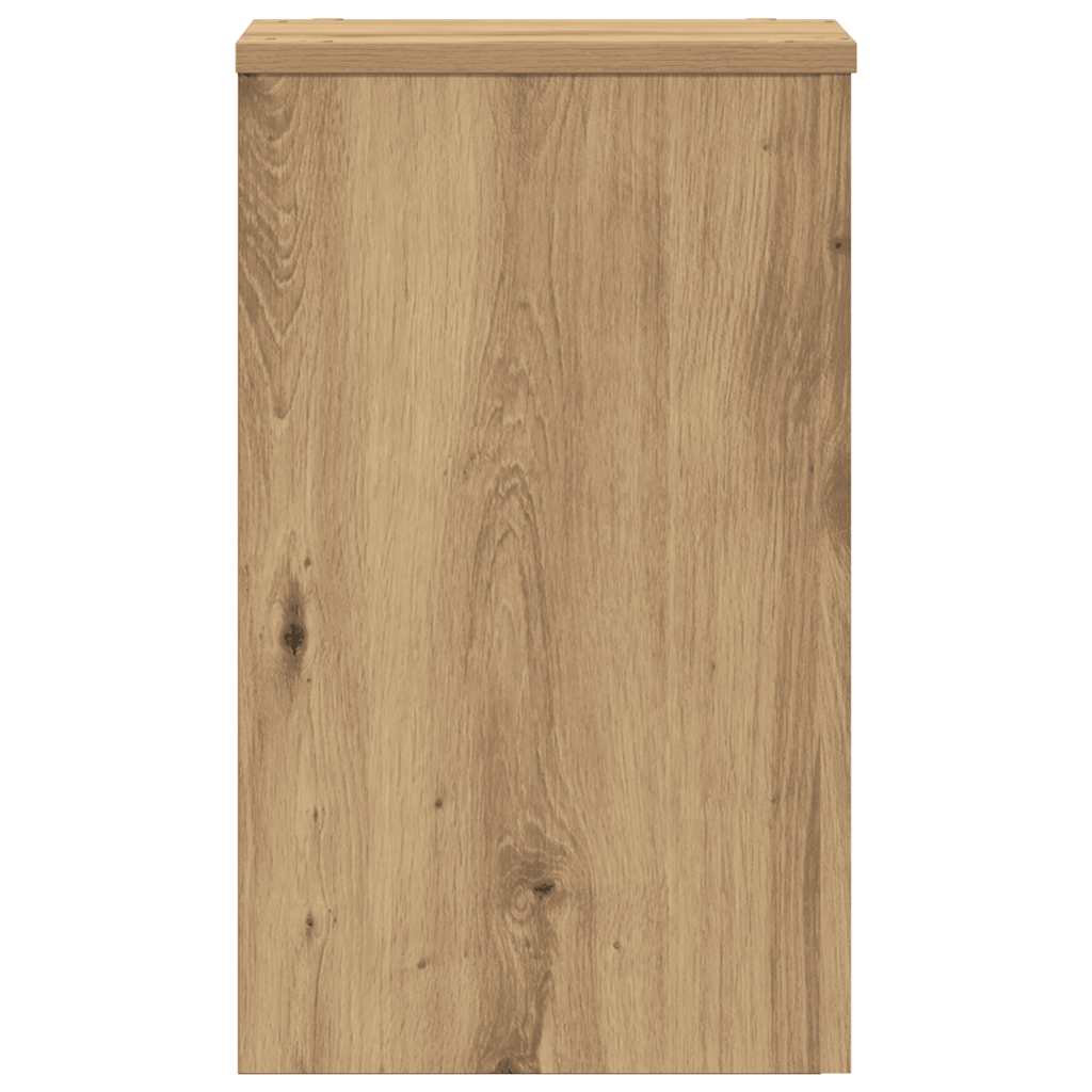 vidaXL Supporti per Piante 2 pz Rovere 30x30x50 cm in Multistrato