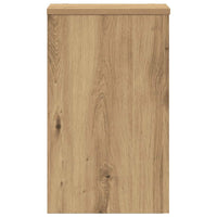 vidaXL Supporti per Piante 2 pz Rovere 30x30x50 cm in Multistrato