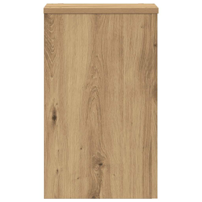 vidaXL Supporti per Piante 2 pz Rovere 30x30x50 cm in Multistrato