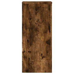 Supporti per Piante 2 pz Rovere 30x30x70 cm Legno Multistrato 852928