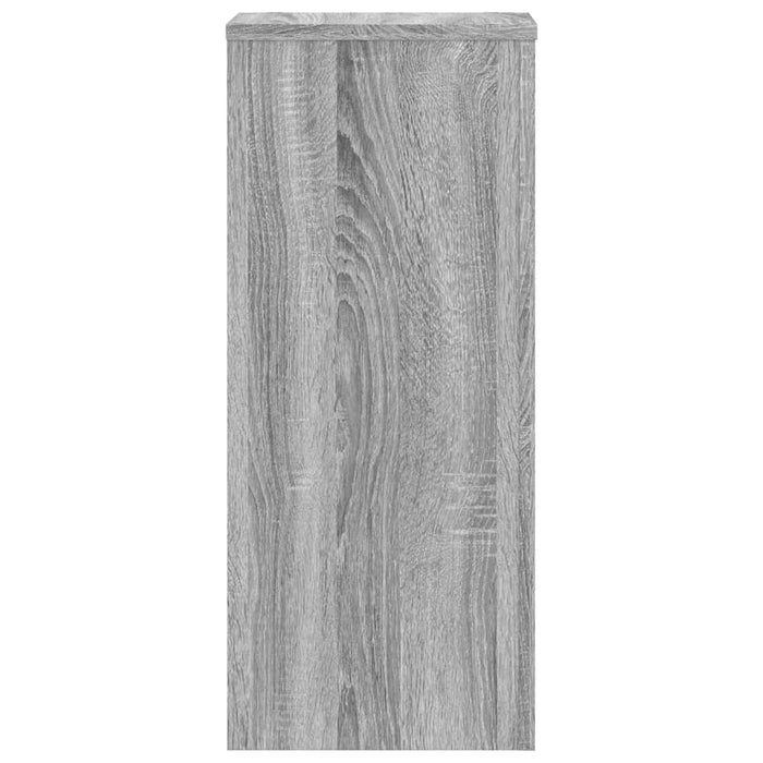 vidaXL Supporti per Piante 2 pz Grigio 30x30x70 cm in Multistrato