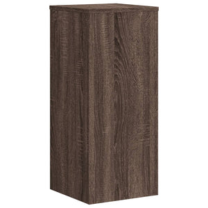 Supporti per Piante 2 pz Marrone 30x30x70 cm Legno Multistrato