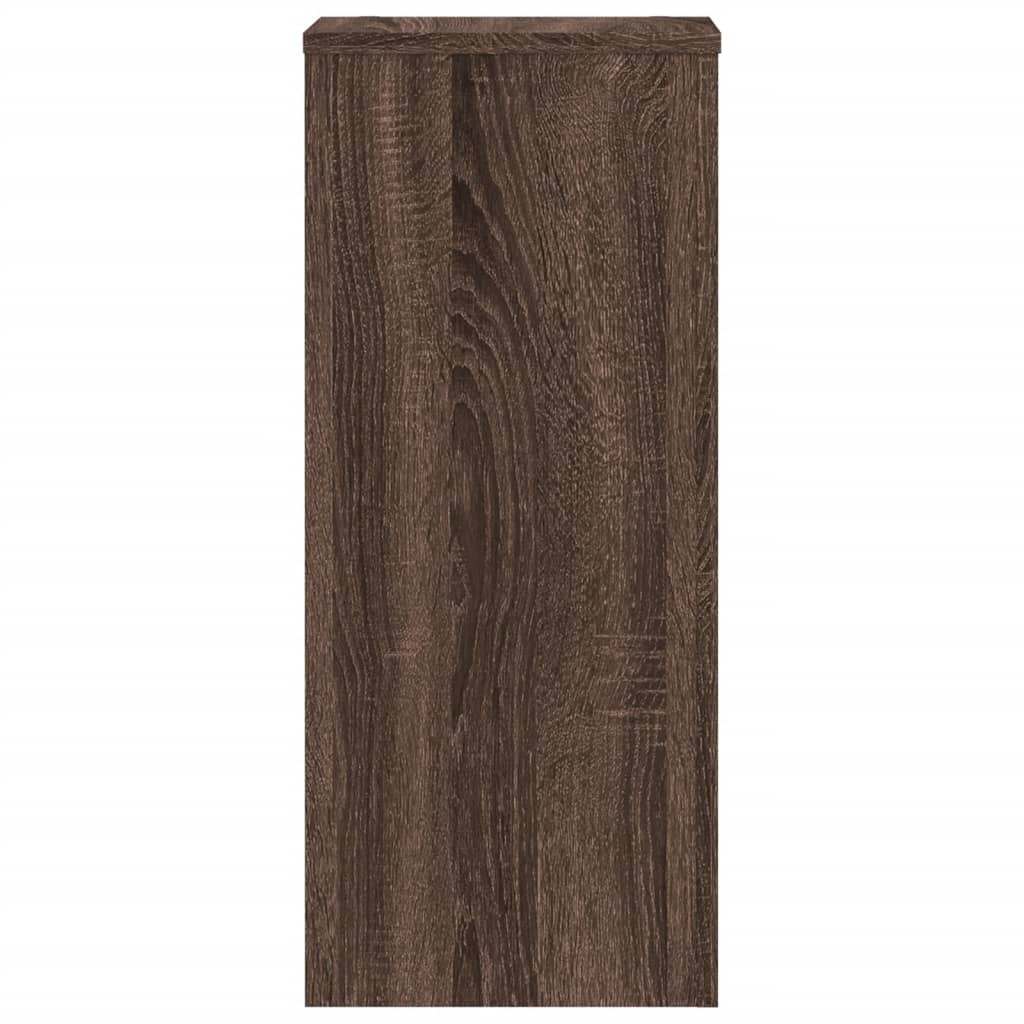 Supporti per Piante 2 pz Marrone 30x30x70 cm Legno Multistrato