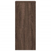 Supporti per Piante 2 pz Marrone 30x30x70 cm Legno Multistrato