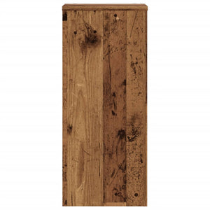 Portavasi per fiori set di 2 pezzi in legno vecchio marrone 02_0045377