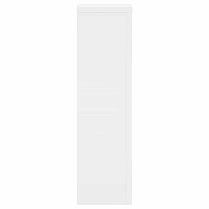 Supporti per Piante 2 pz Bianchi 17x17x60 cm Legno Multistrato 852933