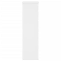 Portavasi per fiori set da 2 17 x 17 x 60 cm in legno ingegnerizzato bianco 02_0045265