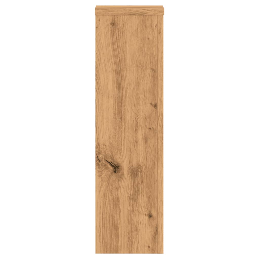 Portavasi per fiori set di 2 pezzi realizzati a mano in legno ingegnerizzato marrone 02_0045288