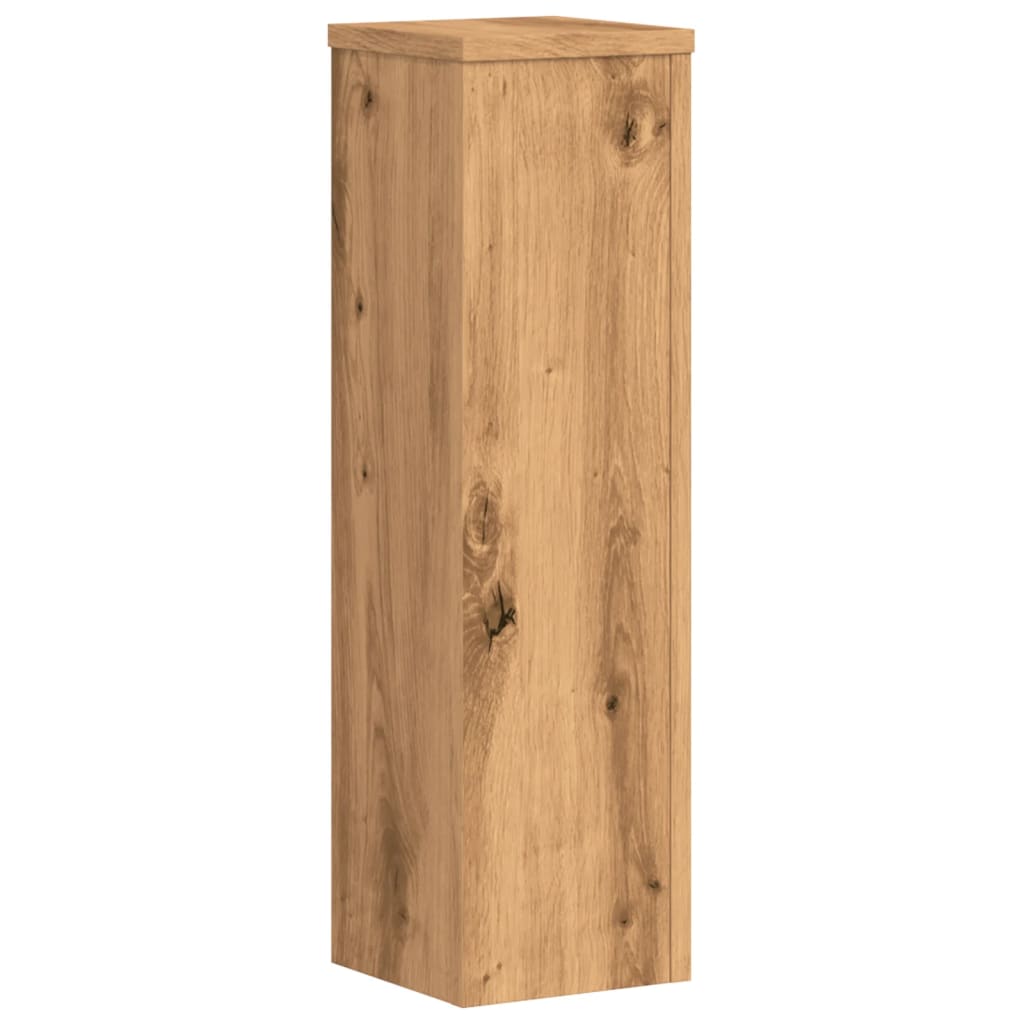 Portavasi per fiori set di 2 pezzi realizzati a mano in legno ingegnerizzato marrone 02_0045288