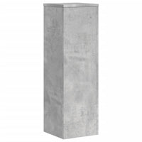 Supporti per Piante 2 pz Grigio 25x25x80 cm Legno Multistrato