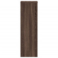 Supporti per Piante 2 pz Marrone 25x25x80 cm Legno Multistrato 852948