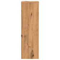 Supporti per Piante 2 pz Rovere 25x25x80 cm in Multistrato