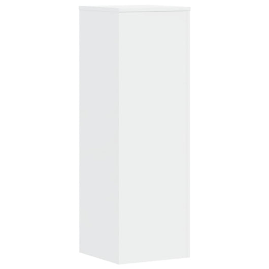 Portavaso portafiori 33 x 33 x 100 cm in legno ingegnerizzato bianco 02_0045139