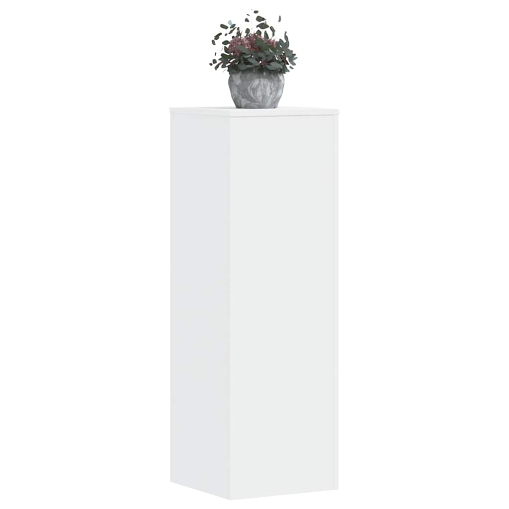 Supporto per Piante Bianco 33x33x100 cm in Truciolato