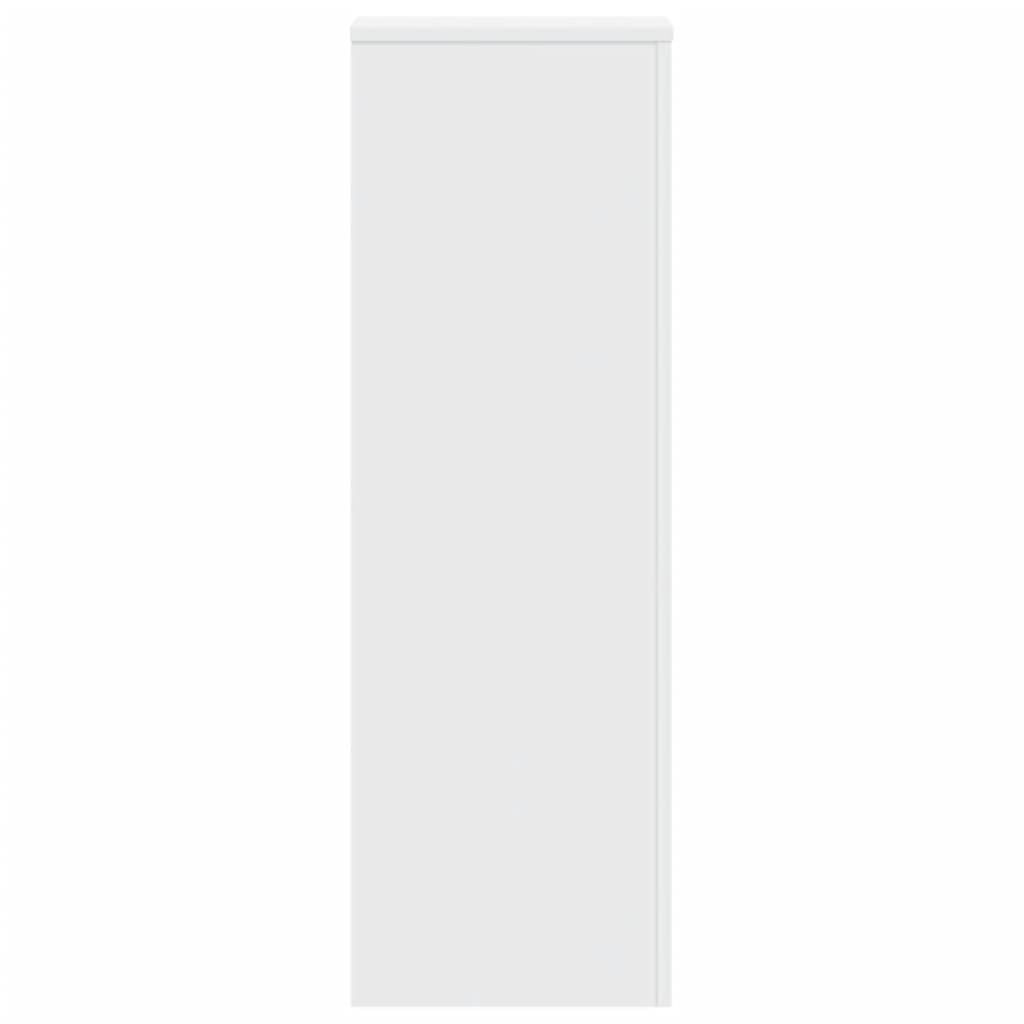 Supporto per Piante Bianco 33x33x100 cm in Truciolato 852951