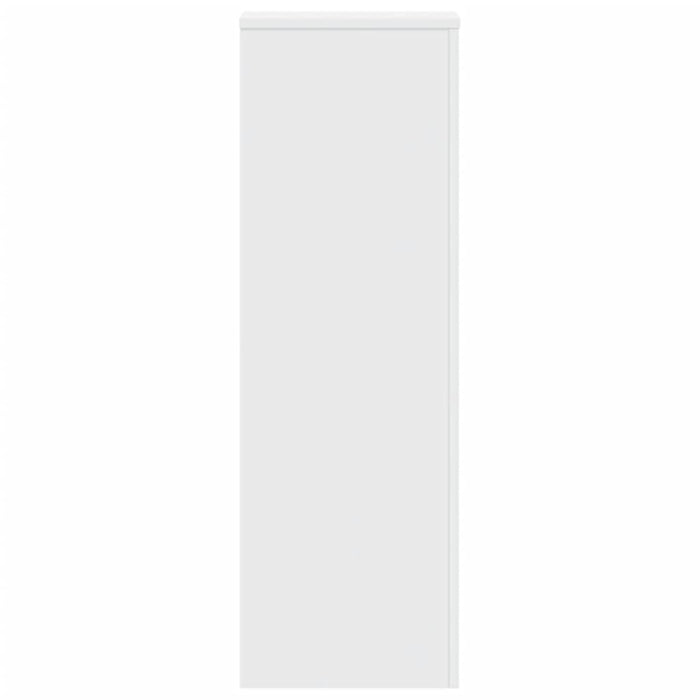 Supporto per Piante Bianco 33x33x100 cm in Truciolato