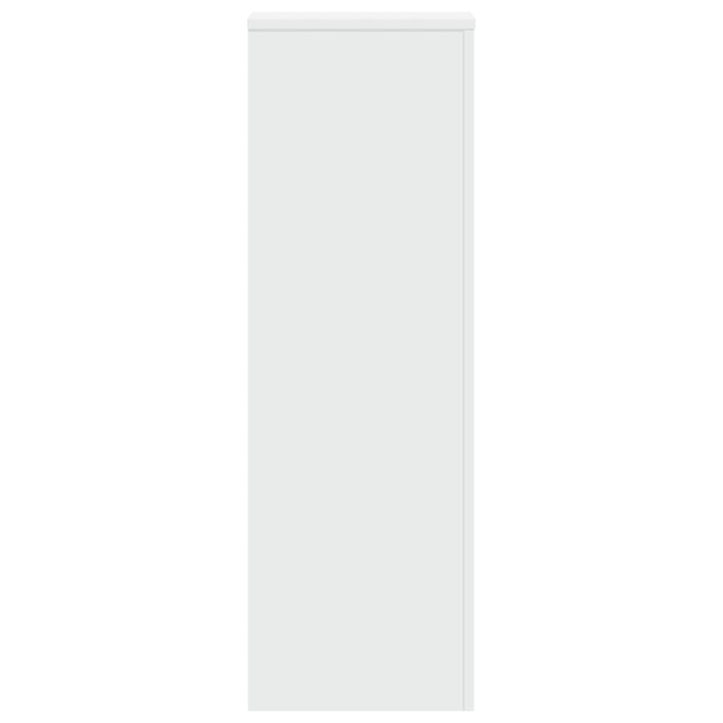 Supporto per Piante Bianco 33x33x100 cm in Truciolato 852951