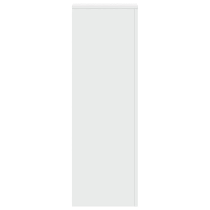 Supporto per Piante Bianco 33x33x100 cm in Truciolato 852951