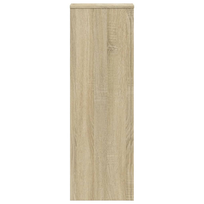 Supporto per Piante Rovere Sonoma 33x33x100cm Legno Multistrato